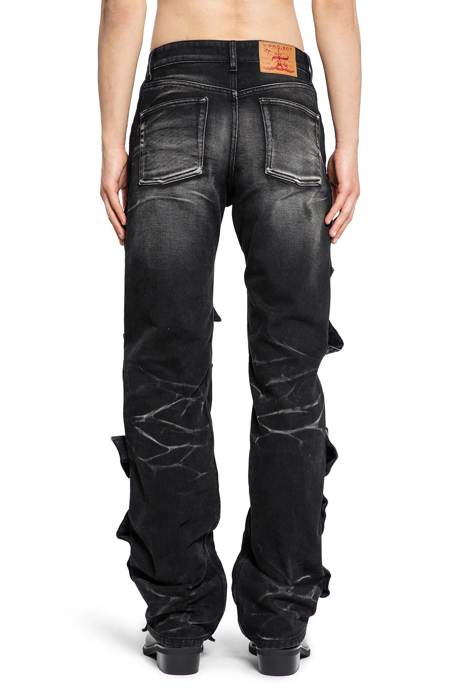 Y/PROJECT MAN BLACK JEANS