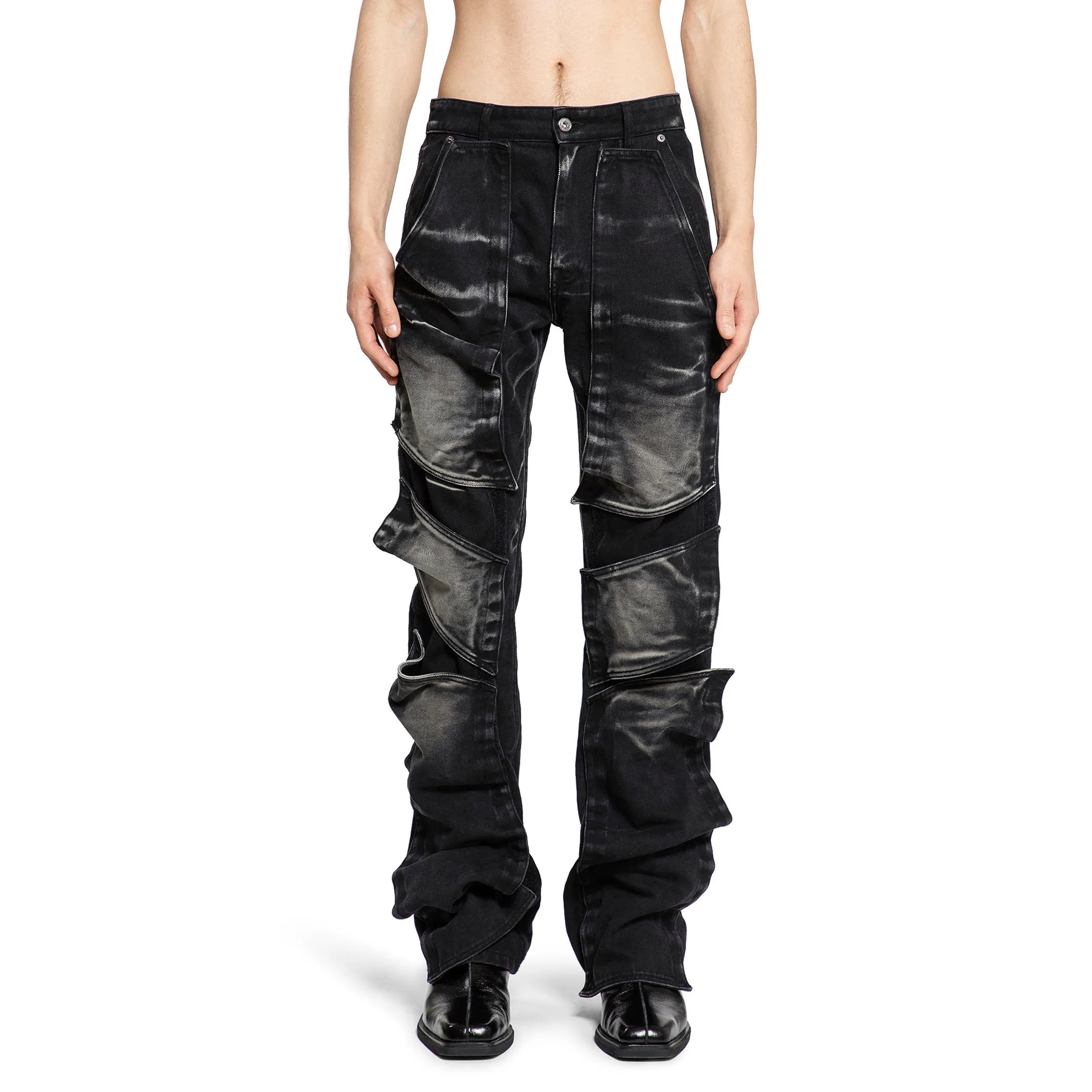 Y/PROJECT MAN BLACK JEANS